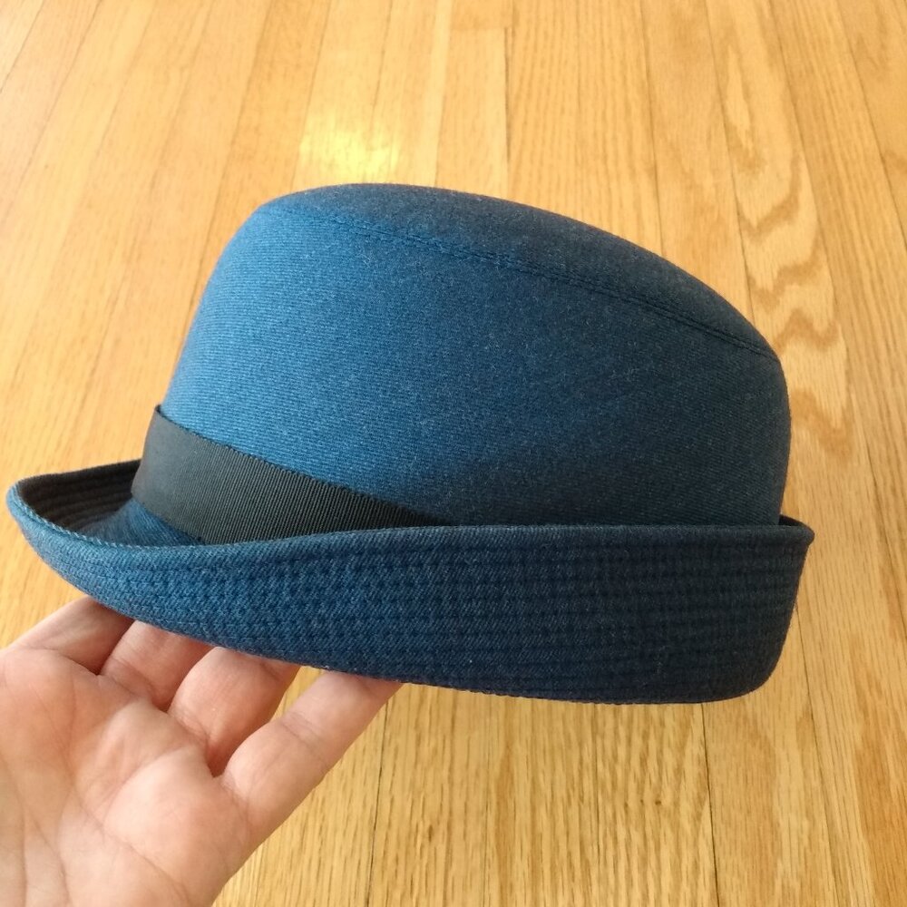 Vintage 80s Wool Air Force Hat Women's Uniform Halloween Costume